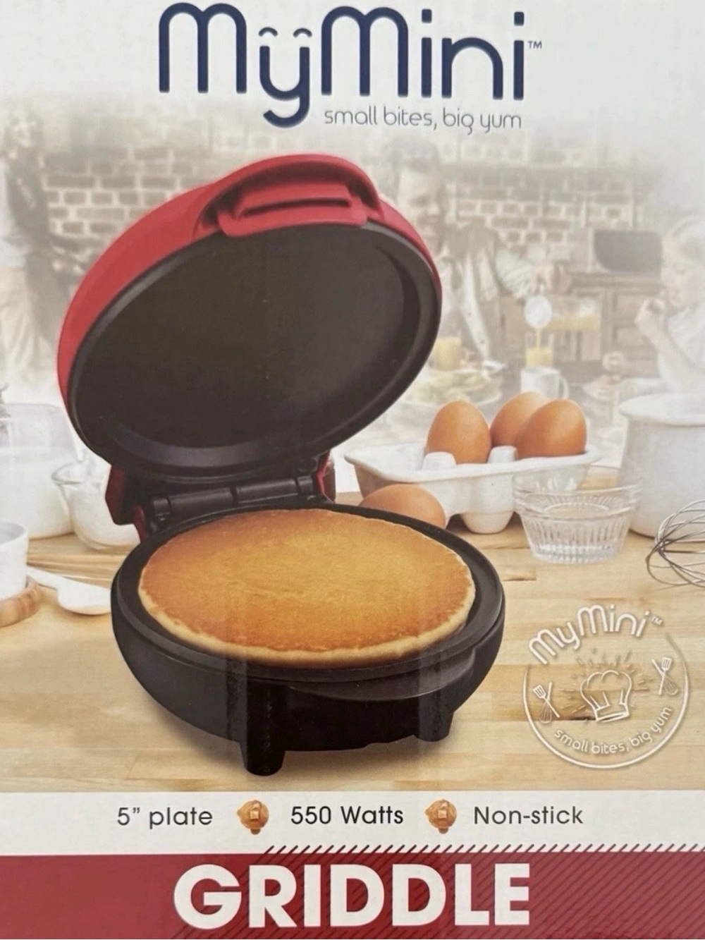 New Nostalgia MyMini 5” Nonstick Cooking Griddle